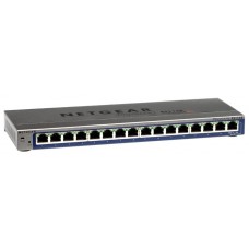 70 16-port 10/100 Mbps switch ProSafe Plus with external power supply and Green features, managed via GUI