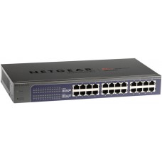 70 24-port 10/100/1000 Mbps ProSafe Plus switch with internal power supply and Green features, managed via GUI (for rack-mount)