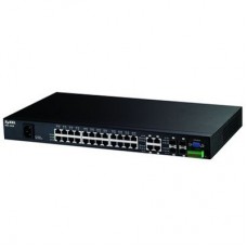 ZyXEL MES-3528 24-портовый управляемый коммутатор L2+ Metro Fast Ethernet с 4 портами Gigabit Ethernet совмещенными с SFP-слотами
