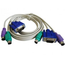 КВМ-кабель KVM CABLE 1.8M PS/2 3C-3C (KVM-CABLE-1.8M-PS/2-3C-3C)