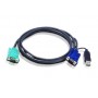 КВМ-кабель KVM CABLE 5M USB 1C-2C (KVM-CABLE-5M-USB-1C-2C)