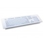 Защищенная клавиатура TKS-105A-FP-3HE-USB-US/CYR
