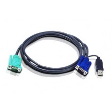 КВМ-кабель KVM CABLE 10M USB 1C-2C (KVM-CABLE-10M-USB-1C-2C)
