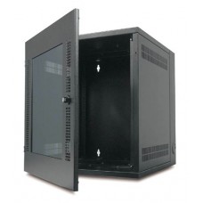 NetShelter Wall Mount Enclosure 13Ux584X622mm-Black with Glass door