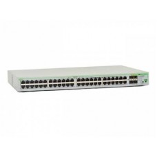 Layer 2 Switch with 48-10/100/1000Base-T ports plus  4 active SFP slots (unpopulated). ECO SWITCH