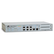 Allied Telesis Secure VPN Router, 7x 10/100 LAN / WAN, 1x Async, 2x PIC , Single AC powered PSU. Without AES/3DES strong encryption (+ 1 year soft update, phone support)