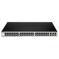 D-Link DES-1210-52, WEB Smart III Switch, 48x10/100Mbps, 2x10/100/1000Mbps, 2 Combo 10/100/1000BASE-T/SFP