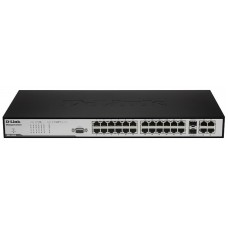 D-Link DES-3028,  L2 Managed  Switches, 24x10/100Mbps, 2x1000BASE-T + 2 Combo 1000BASE-T/SFP