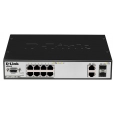 D-Link DES-3200-10,  L2 Management Switch, 10x10/100Mbps + 2 Combo 1000BASE-T/SFP(replace DES-3010G)