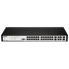 D-Link DES-3200-26,  L2 Management Switch, 24x10/100Mbps+ 2 Combo 1000BASE-T/SFP
