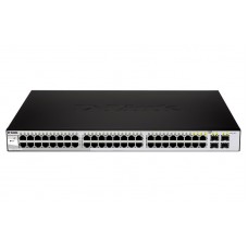 D-Link DGS-1210-48, WebSmart Switch, 44x10/100/1000Base-T  and amp  4 combo 1000Base-T/MiniGBIC (SFP) ports