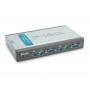 D-Link DKVM-4K, 4-port KVM switch, PS/2, KVM Cable x 2