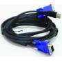 D-Link DKVM-CU3, Cable for KVM Products, 2 in 1 USB KVM Cable, 3m (10ft)