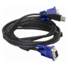 D-Link DKVM-CU5, Cable for KVM Products, 2 in 1 USB KVM Cable, 5m (15ft)