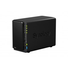 Synology DiskStation DS212+ 2,0GhzCPU/512Mb/RAID0,1/up to 2hot plug HDDs SATA(3,5' or 2,5')/2xUSB/1eSATA/1GigEth/iSCSI/1xIPcam(up to 12)/1xPS