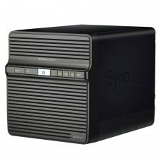 Synology DiskStation DS411 1,6GhzCPU/512Mb/RAID0,1,10,5,5+spare,6/up to 4HDDs SATA(3,5' or 2,5')/2xUSB/1eSATA/1GigEth/iSCSI/1xIPcam(up to 12)/1xPS