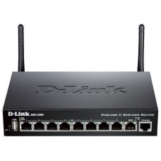 D-LINK DSR-250N, Wireless VPN Firewall, 1 x 10/100/1000Base-TX WAN Port, 8 x 10/100/1000Base-TX LAN Ports