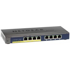 70 8-port 10/100/1000 Mbps (including 4 PoE ports) switch with external power supply and Green features, PoE budget up to 50W