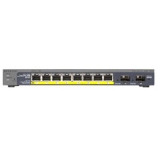 70 Managed Smart-switch with 8GE+2SFP ports (including 8GE PoE ports) with external power supply and Green features, PoE budget up to 46W