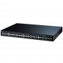 ZyXEL GS2200-48 48-портовый управляемый коммутатор Gigabit Ethernet с 2 SFP-слотами и 48 разъемами RJ-45 из которых 4 совмещены с SFP-слотами