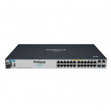 HP 2610-24-PoE Switch (24POE ports 10/100 + 2 10/100/1000 + 2 GBICs, Managed, Layer 3 static router, Stackable 19