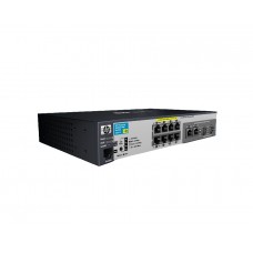 HP 2520-8-PoE Switch (8 ports 10/100 PoE + 2 10/100/1000 or 2 SFP, Managed, Layer 2, Fanless design)(repl. for JE022A, JE029A)