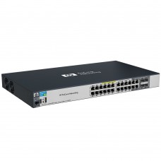 HP 2520-24G-PoE Switch (20 ports 10/100/1000 PoE + 4 10/100/1000 PoE or 4 SFP, Managed, Layer 2, Stackable 19')(repl. for JF846A)