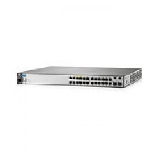 HP 2620-24-PoE+ Switch (24x10/100 PoE+, 2x10/100/1000, 2xSFP, managed L3 static, virtual stacking, PoE 382W, 19')(repl. for J9087A)