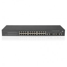 HP 3100-24 v2 EI Switch (24x10/100 + 2x10/100/1000 or SFP, Full Managed L2, Clustered Stacking, 19')