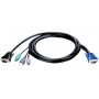 D-Link KVM-401, KVM 4-in-1 cable, 1.8m