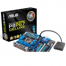 ASUS P8P67 DELUXE  (3.X) (Socket 1155, intel P67 (B3), 4xDDR3 2200, PCI-Ex16, eSATA, SATA RAID, SATA 6.0,  2*Gb Lan, Audio, S/PDIF out, 1394a, USB 3.0, ATX)(P8P67 DELUXE)