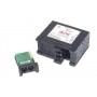 4 position chassis, 1U, for replaceable data line surge protection modules