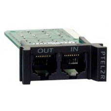 REPLACEABLE, RACKMOUNT, 1U, 2 LINE TELCO SURGE PROTECTION MODULE