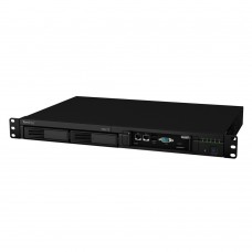 Synology RackStation(Rack 1U) RS212 1,6GhzCPU/256Mb/RAID0,1/up to 2hot plug HDDs SATA(3,5' or 2,5')/2xUSB/1eSATA/2GigEth/iSCSI/1xIPcam(up to 8)/1xPS/no rail