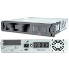 Black Smart-UPS 1500VA/980W, RackMount, 2U, Line-Interactive, USB and serial con69tivity, user repl.batt, Automatic Voltage Regulation