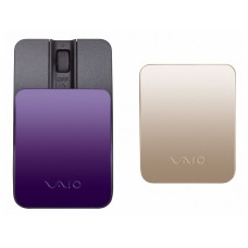 Мышь Sony VAIO Bluetooth со съемными крышками (фиолетовый и золотой)