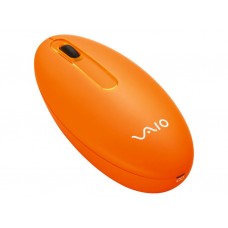 Мышь Sony VAIO Bluetooth обтекаемая, цвет оранжевый