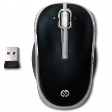 Mouse HP Wireless Laser Mobile (Speedy) black/silver cons