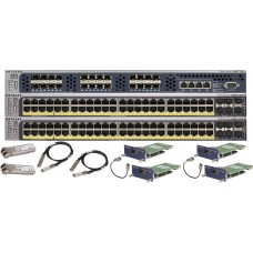 70 96 PoE ports kit, including XSM7224S, 2 GSM7252PS switches, 2 AX742 modules, 2 AXC763 cables and 2 SFP+ optical modules AXM763